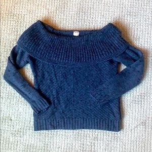 Off the shoulder sweater